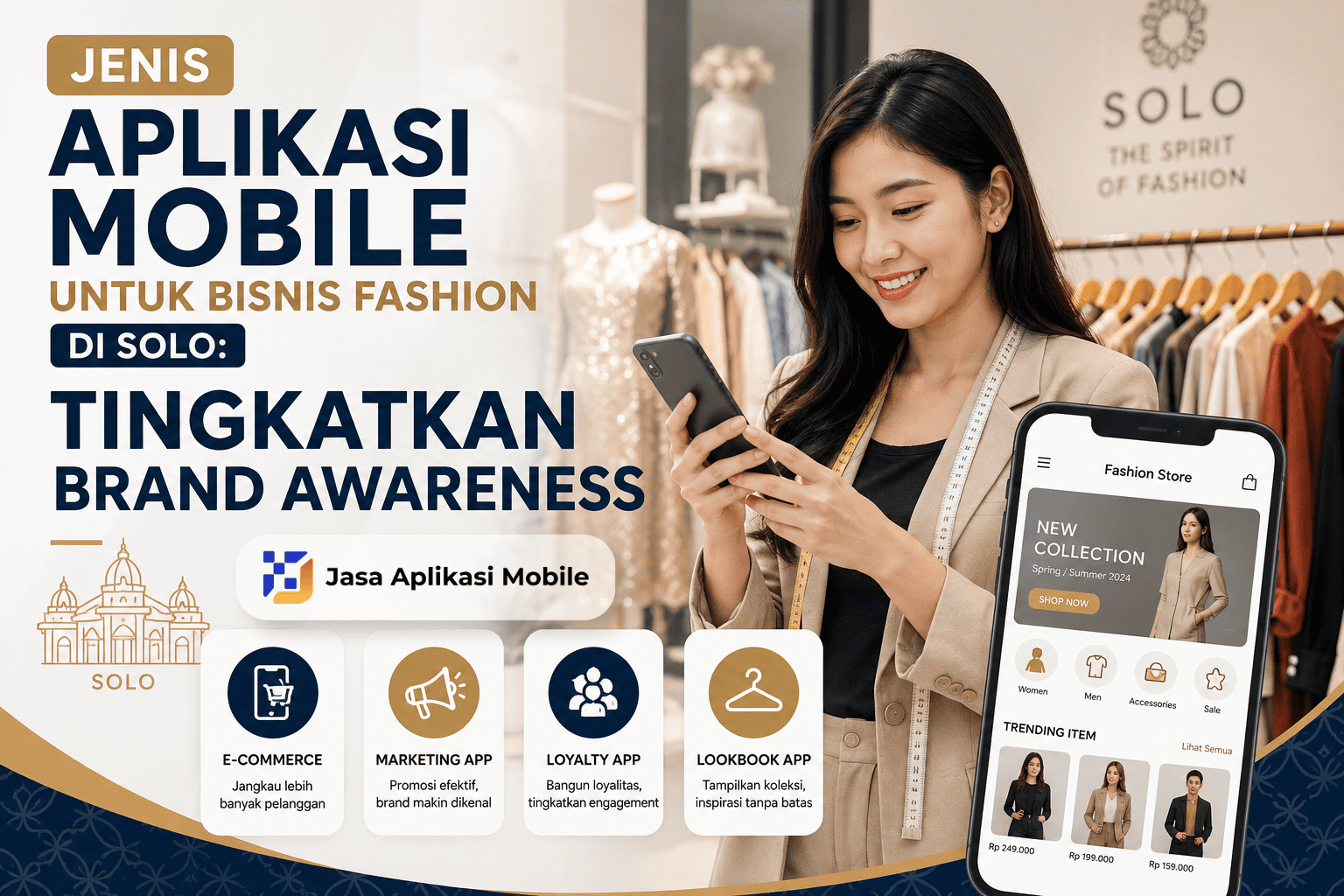 Jenis Aplikasi Mobile untuk Bisnis Fashion di Solo: Tingkatkan Brand Awareness